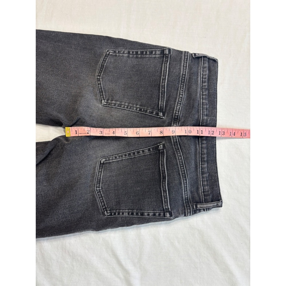 Everlane The Cheeky Jean Faded Black High Rise Straight Leg Crop Denim Size 27 - Picture 9 of 10